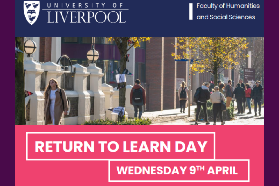 A poster advertising the return to learn day